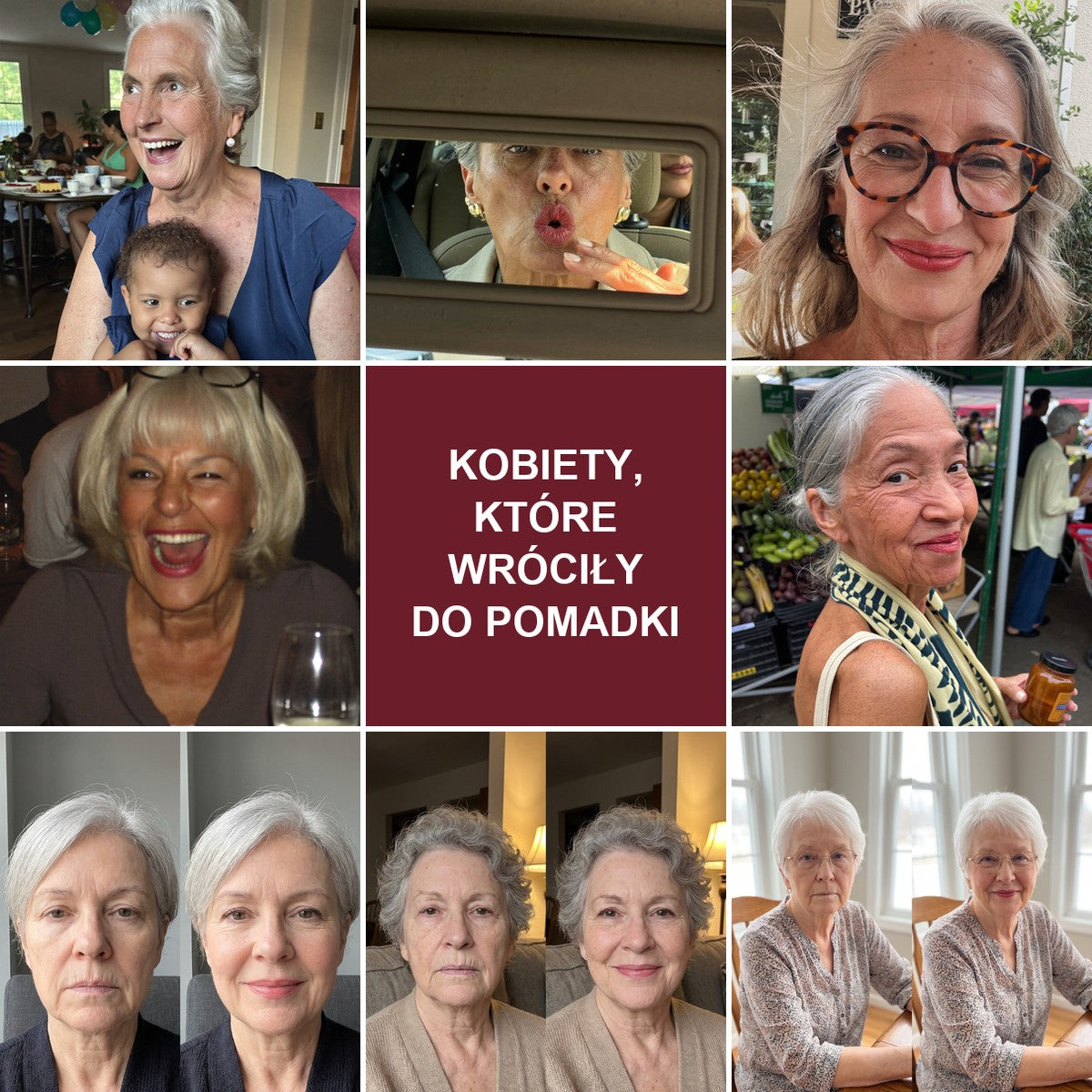Kobiety, ktore wrocily do pomadki